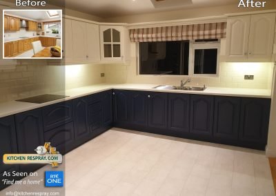 Kitchen Respray Hague Blue