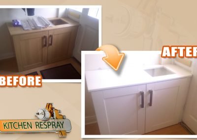 Kitchen Respray Naas Hall