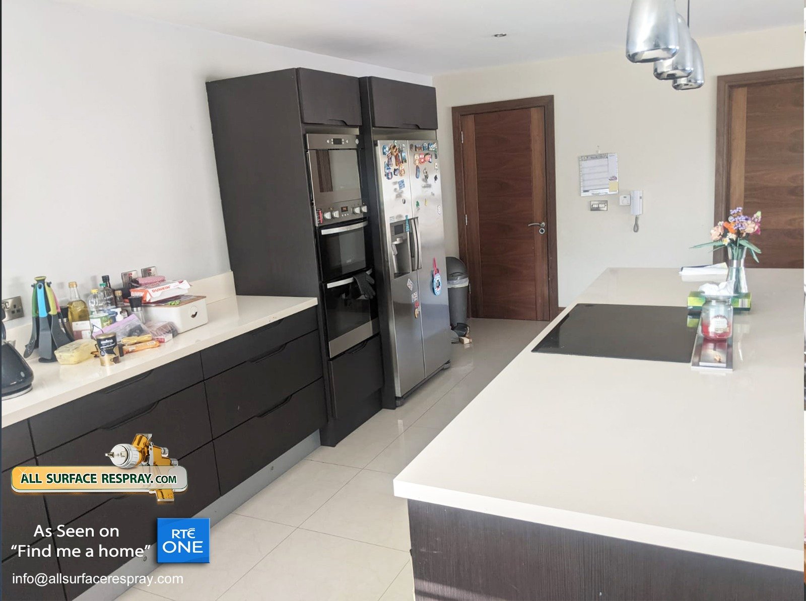 Kitchen Respray,Door Respray,Brown,Bray,Ireland