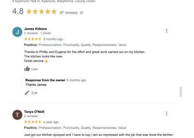 Kitchen Respray Reviews