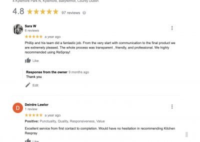 Kitchen Respray Reviews