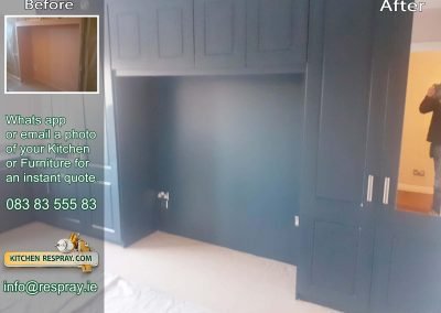 Kitchen Respray , Door Respray, Wardroop - Color Stifkey Blue