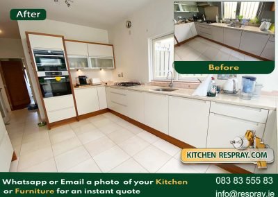 Kitchen Respray , Door Respray, Shaded White