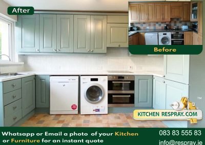 Kitchen Respray , Door Respray, Kitchen Oval Room F&B