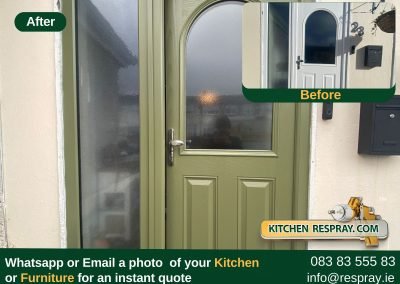 Kitchen Respray , Door Respray, Bath Respray , Wardrobes Respray Night reed green