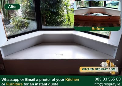 Kitchen Respray , Door Respray, Bath Respray , Kitchen Respray, Bench Respray Skimming Stone Bench