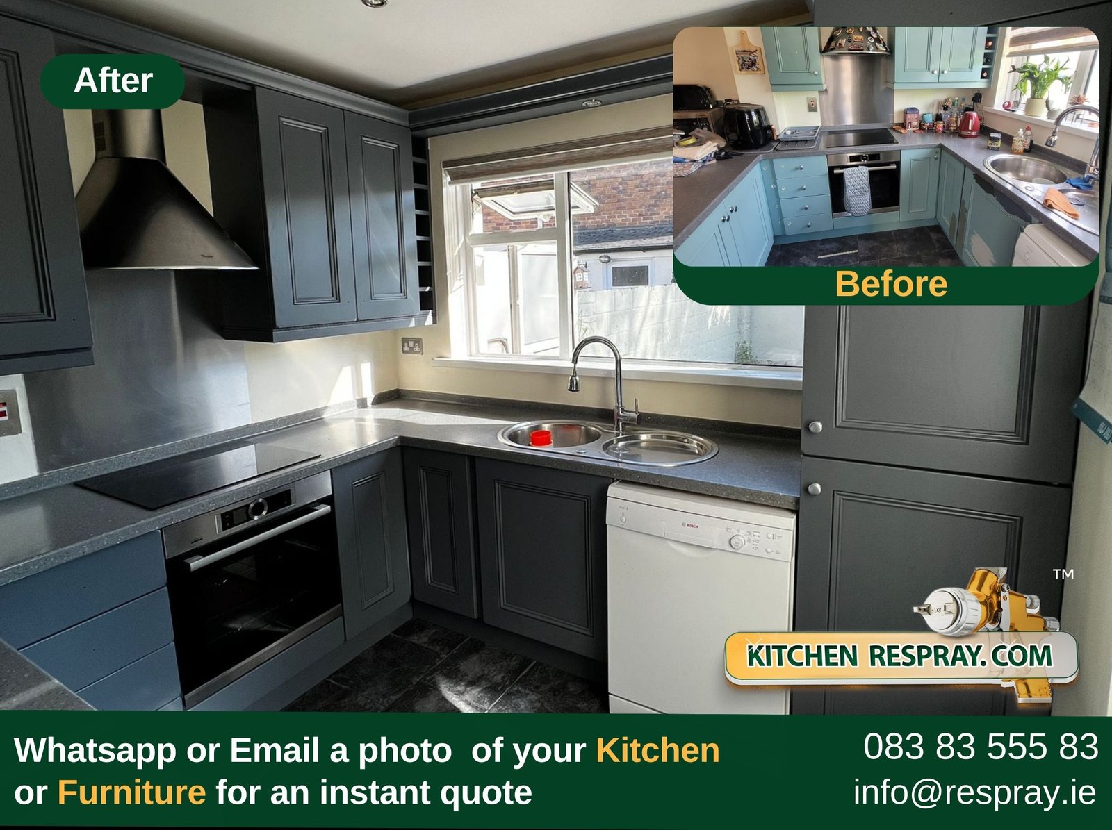 Kitchens Respray Photos   Kitchen Respray Door Respray Bath Respray Kitchen Respray Downpipe FB 