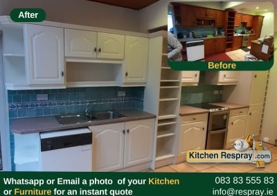 Kitchen Respray , Door Respray, Bath Respray , Kitchen School House White