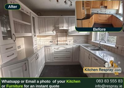 Kitchen Respray , Door Respray, Bath Respray , Kitchen Respray All White