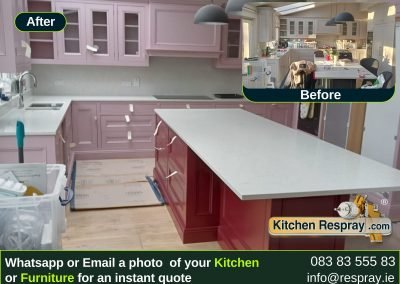 Kitchen Respray , Door Respray, Bath Respray , Kitchen Respray Cinder rose F&B