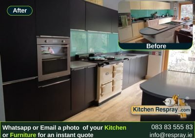 Kitchen Respray , Door Respray, Bath Respray , Kitchen Respray Pitch Black