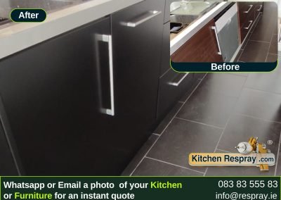 Kitchen Respray , Door Respray, Bath Respray , Kitchen Respray Color black