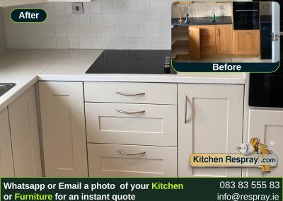 Kitchen Respray , Door Respray, Bath Respray , Kitchen Respray portland stone 77