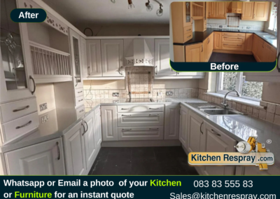 Beautiful Kitchen Respray and Door Restoration