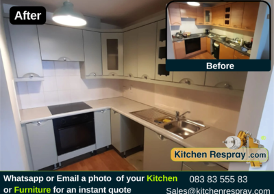 Kitchen Respray and Door Makeover for Modern Homes
