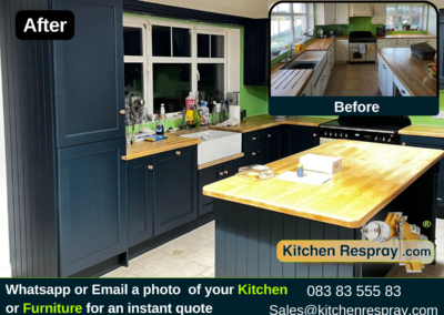 Complete Kitchen and Door Refurbishment with Respray