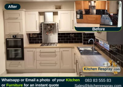 Custom Kitchen Respray and Door Refinish