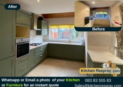 Beautifully Resprayed Kitchens & Doors for a Modern Touch