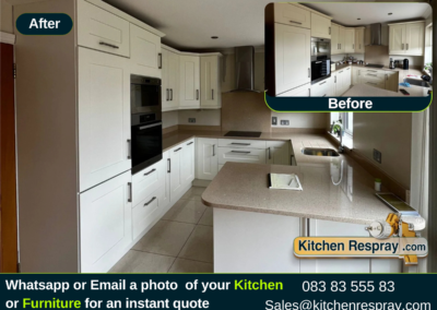 Kitchen Transformation, Door & Cabinet Respray