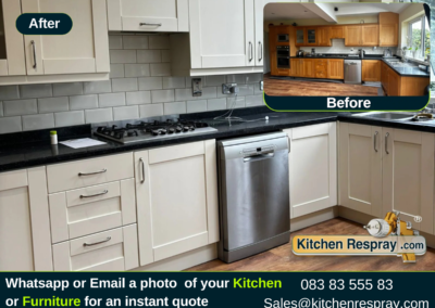 Door Respray and Kitchen Cabinet Refinishing