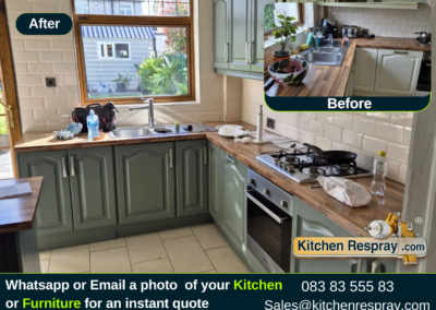 Kitchen Respray, Cabinet Respray, Door Respray
