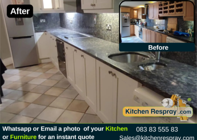 High-End Kitchen Respray & Door Revamping